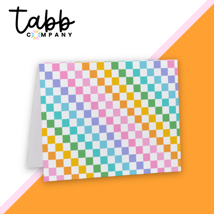 Checked Out Single Notecard