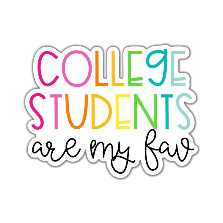 College Students are my Fav, Adult Stickers, Custom Die Cut Stickers, Cool Stickers, Planner Stickers, Bullet Journal Calendar Stickers