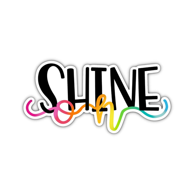Shine On, Adult Stickers, Custom Die Cut Stickers, Cool Stickers, Planner Stickers, Bullet Journal Calendar Stickers