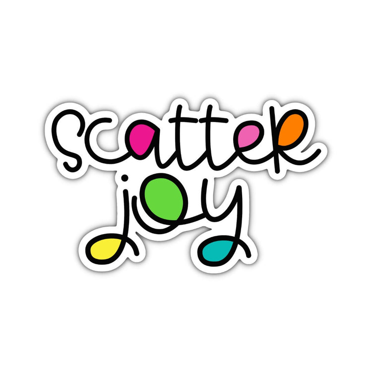 Scatter Joy, Adult Stickers, Custom Die Cut Stickers, Cool Stickers, Planner Stickers, Bullet Journal Calendar Stickers