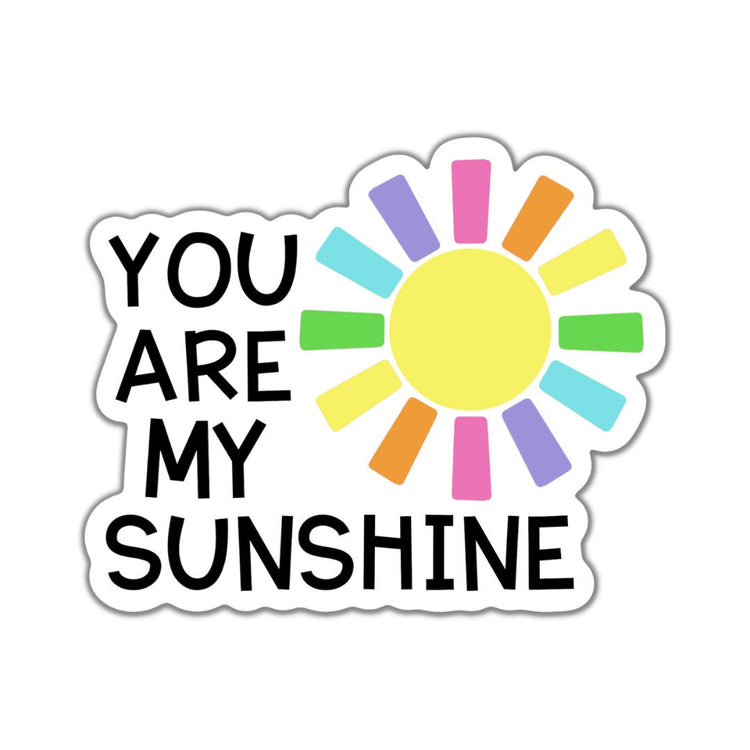 You are my Sunshine, Adult Stickers, Custom Die Cut Stickers, Cool Stickers, Planner Stickers, Bullet Journal Calendar Stickers