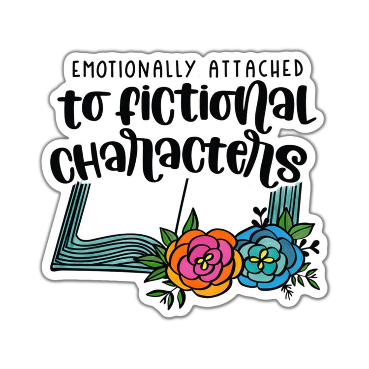 Emotionally Attached, Adult Stickers, Custom Die Cut Stickers, Cool Stickers, Planner Stickers, Bullet Journal Calendar Stickers