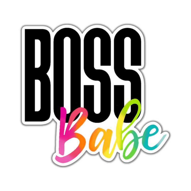 Boss Babe, Adult Stickers, Custom Die Cut Stickers, Cool Stickers, Planner Stickers, Bullet Journal Calendar Stickers