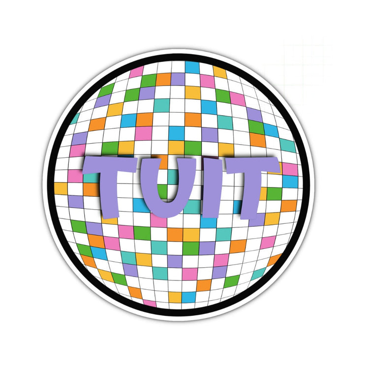 Round Tuit Sticker, Water bottle Sticker, Phone Sticker, Laptop Sticker, iPad Sticker, Teacher Sticker