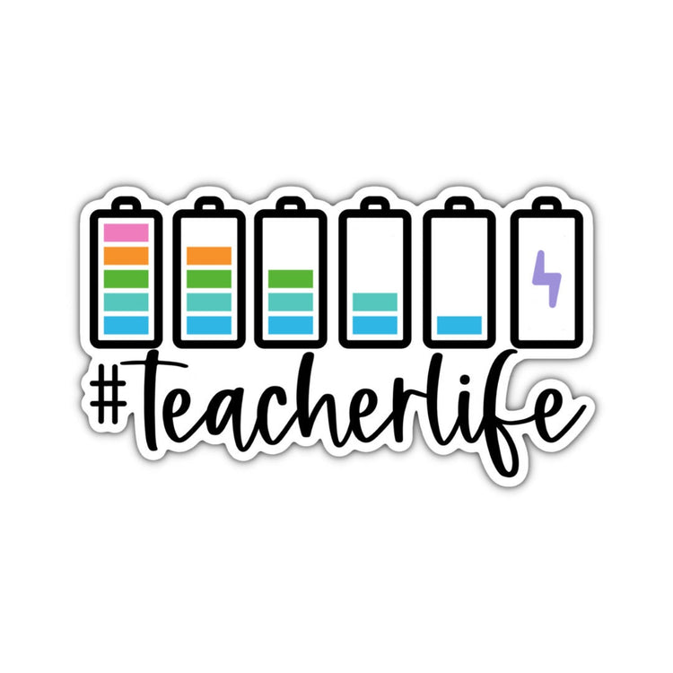Teacher Life Sticker, Water bottle Sticker, Phone Sticker, Laptop Sticker, iPad Sticker, Planner Sticker, Teacher Sticker