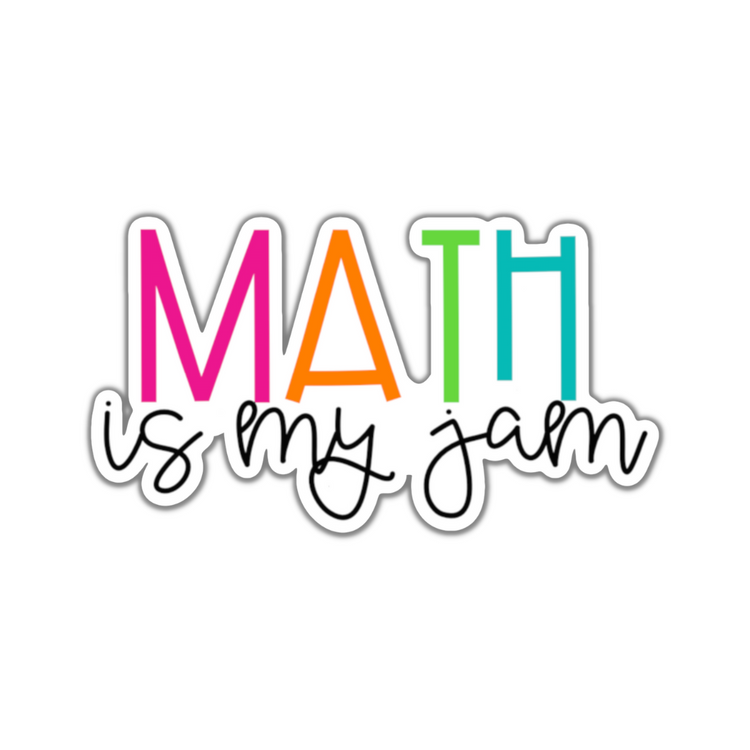 Math is my Jam Sticker