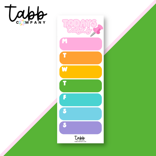 Today's Tasks Checklist Notepad