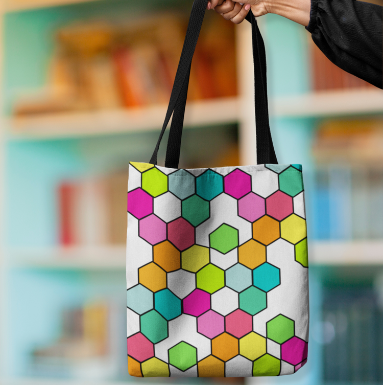 Hexagonal Tote Bag