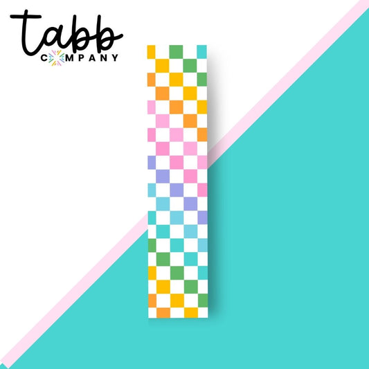 Checked Out Double Sided Bookmark