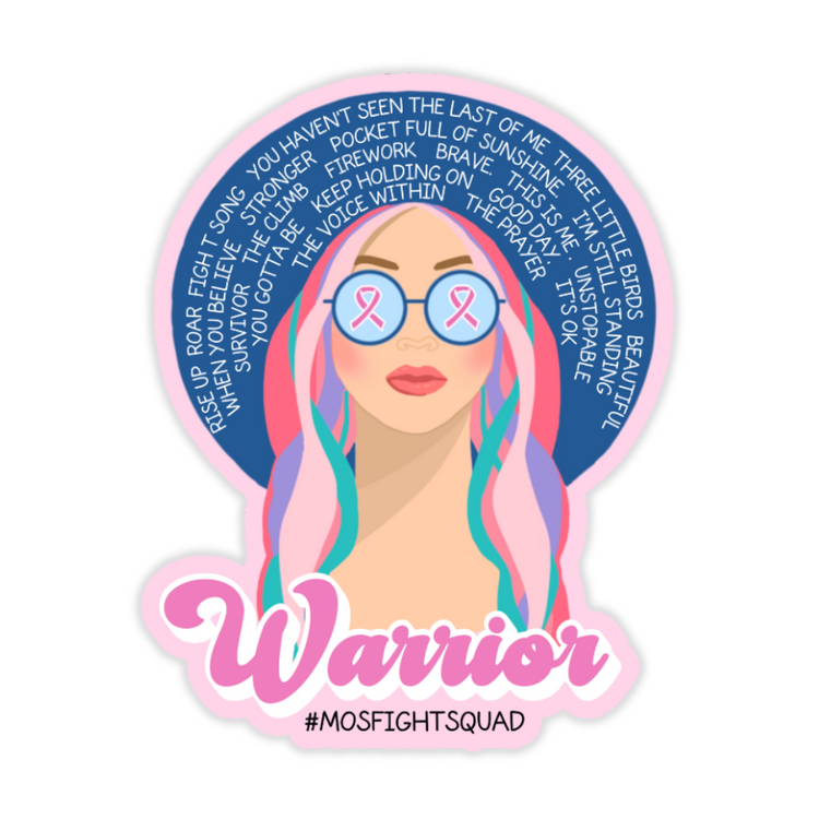 Warrior Vinyl Sticker