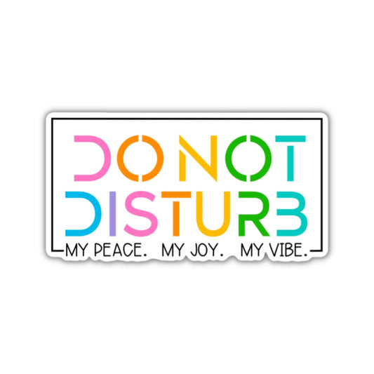 Do Not Disturb Sticker