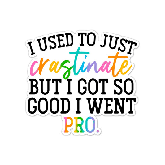 Procrastinate Sticker, Water bottle Sticker, Phone Sticker, Laptop Sticker, iPad Sticker, Planner Sticker, Sarcastic Sticker