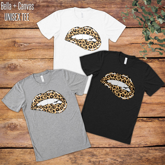 Cheetah Lips Graphic Tee