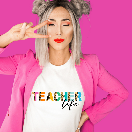 Teacher Life Graphic Tee