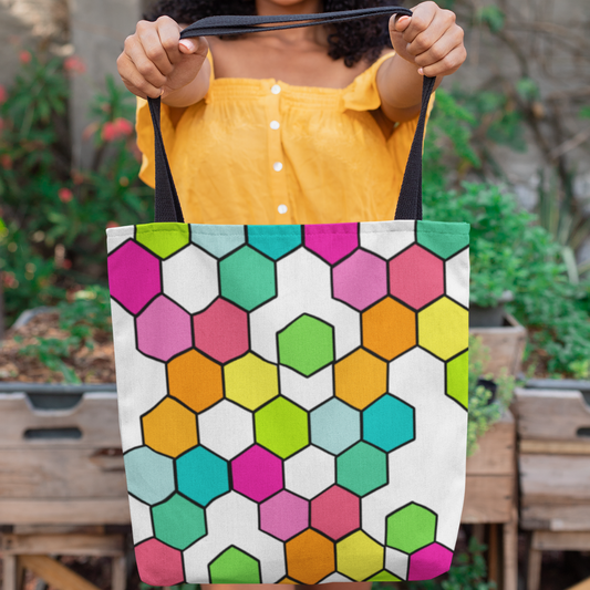 Hexagonal Tote Bag