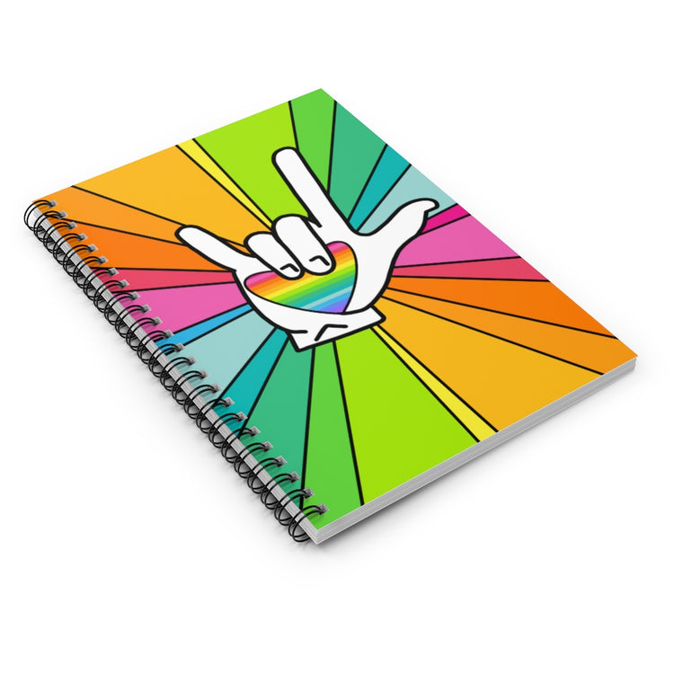 ASL Love Spiral Notebook