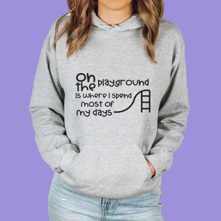 On the Playground Unisex Hooded Sweatshirt