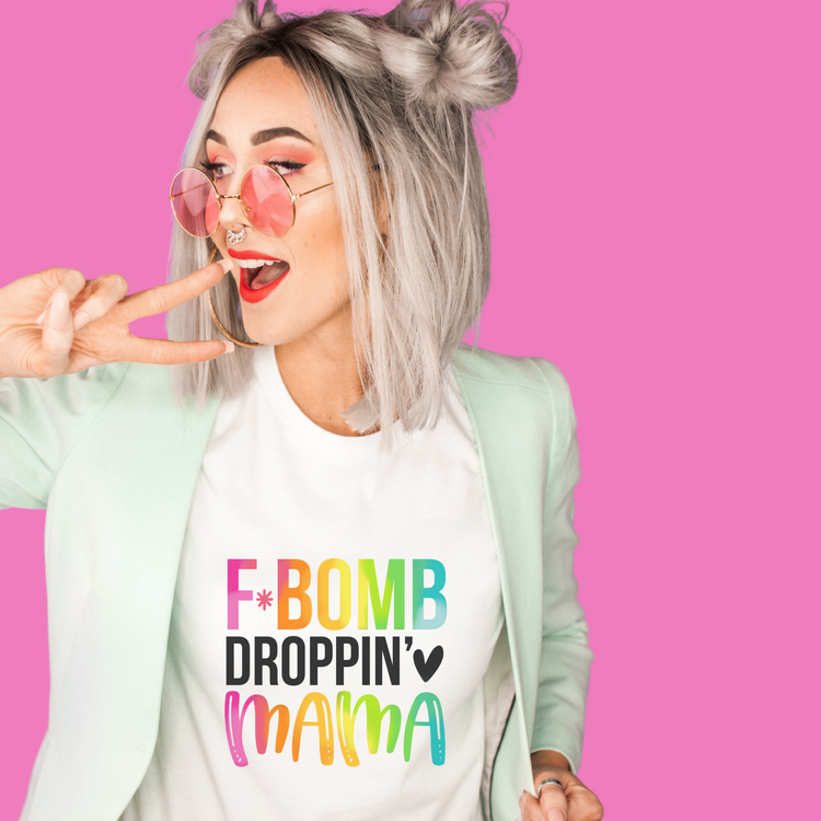 F Bomb Droppin' Mama Graphic Tee