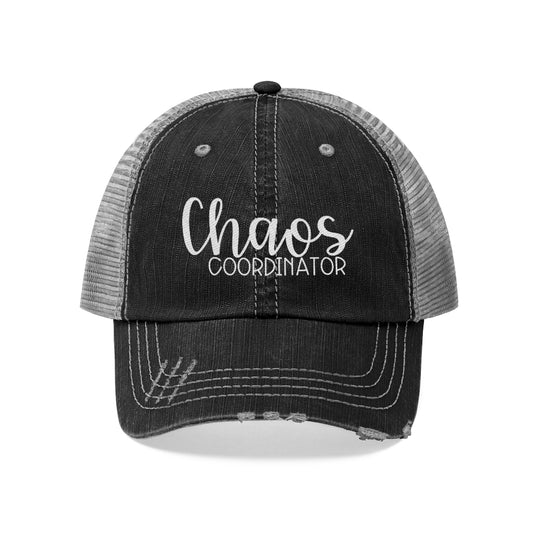 Chaos Coordinator Unisex Distressed Trucker Hat