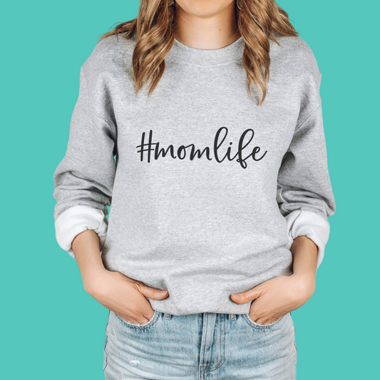 #Momlife Unisex Crewneck Sweatshirt