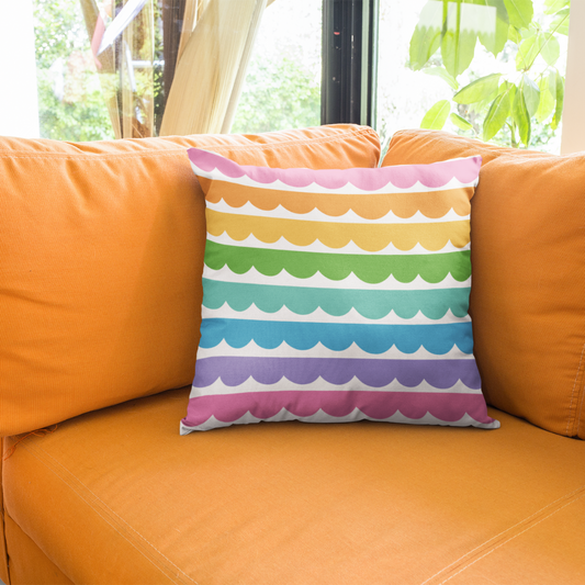 Lazy Sundays Faux Suede Square Pillow