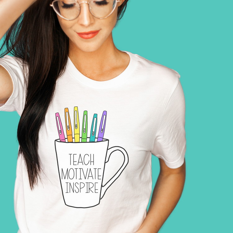 Teach Motivate Inspire Graphic Tee