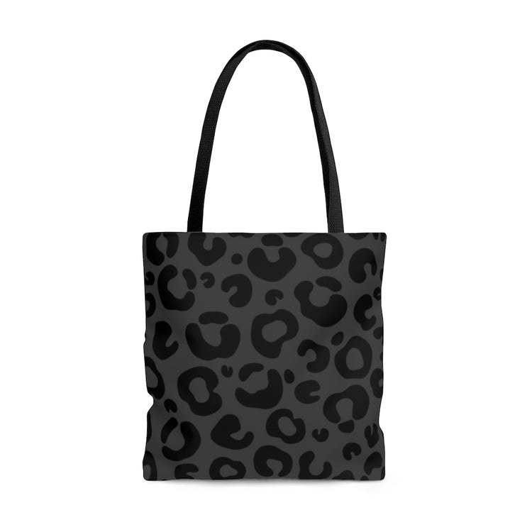 Black Cheetah Tote Bag