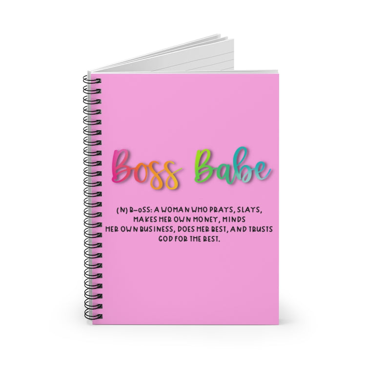 Boss Babe Spiral Notebook