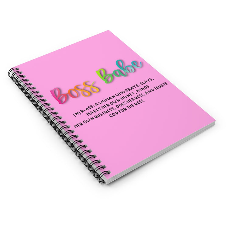 Boss Babe Spiral Notebook