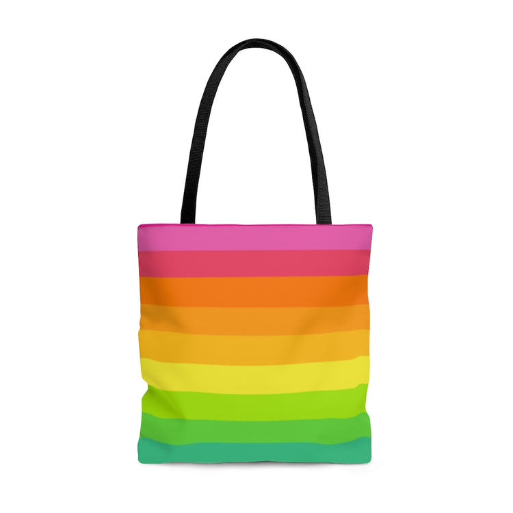 Rainbow Horizontal Tote Bag