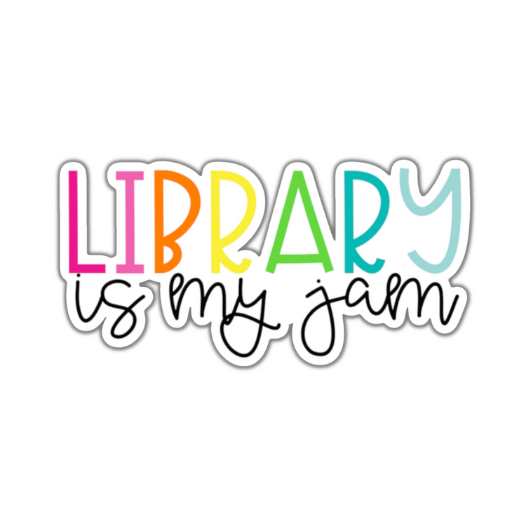 Library is my Jam Sticker