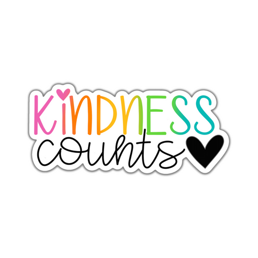 Kindness Counts Sticker