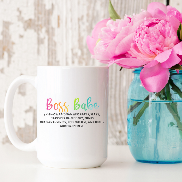 Boss Babe Definition 15oz Ceramic Mug