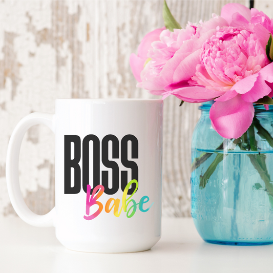 Boss Babe 15oz Ceramic Mug