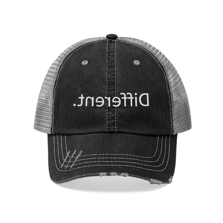 Different Unisex Distressed Trucker Hat