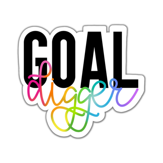 Goal Digger Sticker