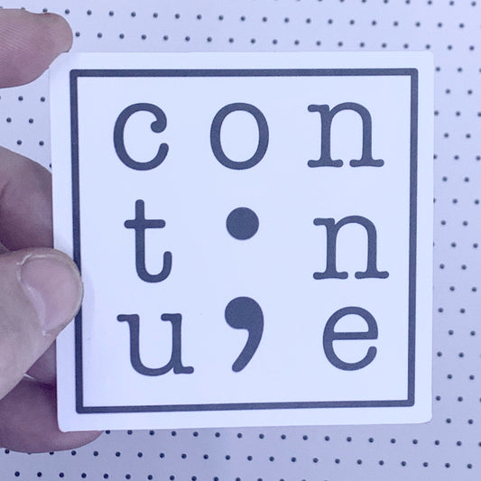 Continue Sticker