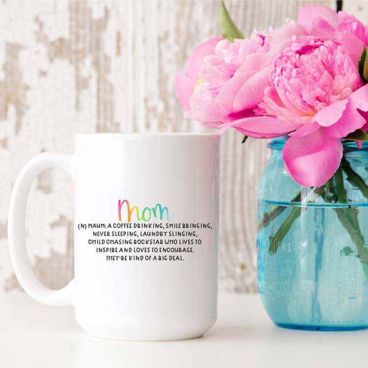 Mom Definition 15oz Ceramic Mug