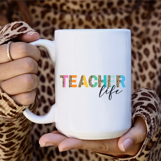 Teacher Life 15oz Ceramic Mug